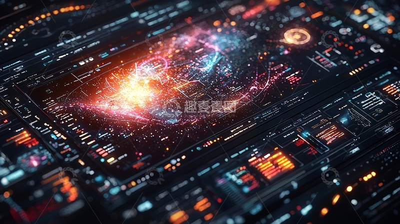 高清大图下载【趣麦麦图】科技感十足的未来界面