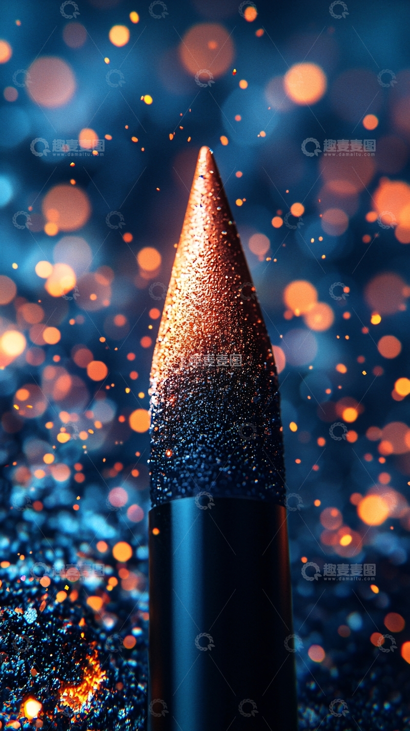高清大图下载【趣麦麦图】闪耀的金属尖锥