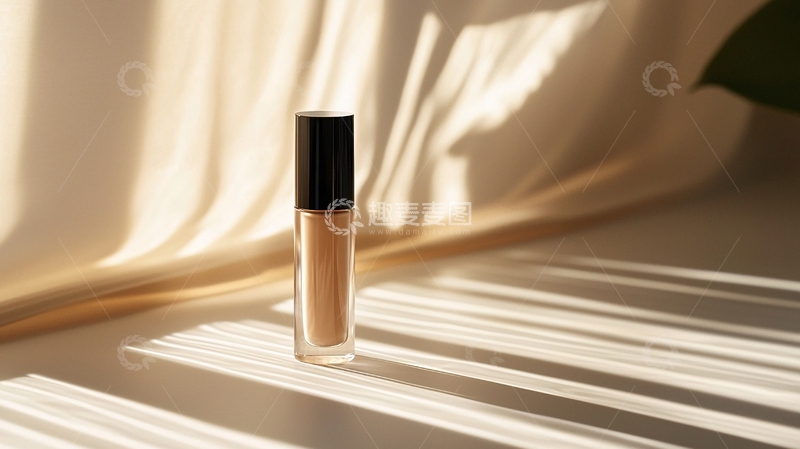 高清大图下载【趣麦麦图】米色粉底液