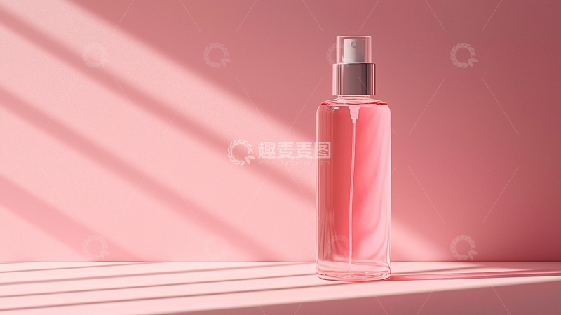 高清大图下载【趣麦麦图】粉色香水瓶