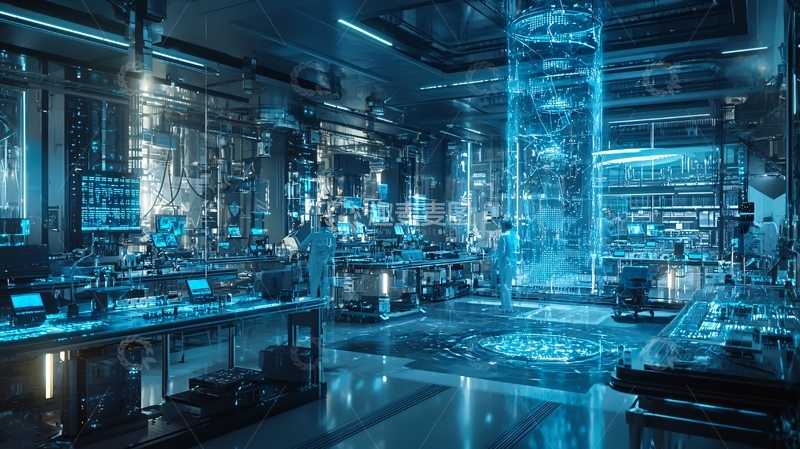 高清大图下载【趣麦麦图】未来科技实验室