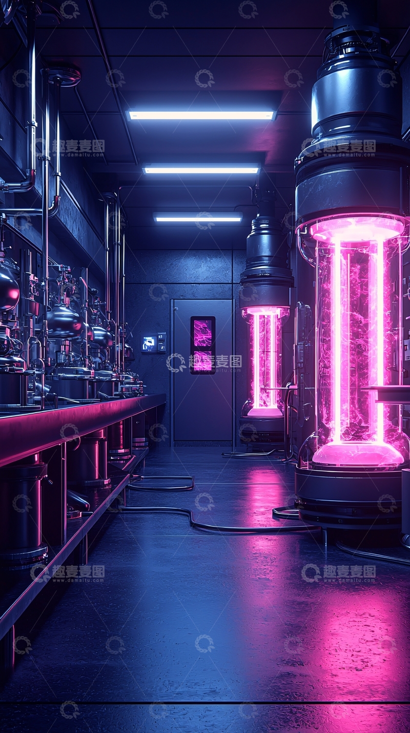 高清大图下载【趣麦麦图】未来科技实验室