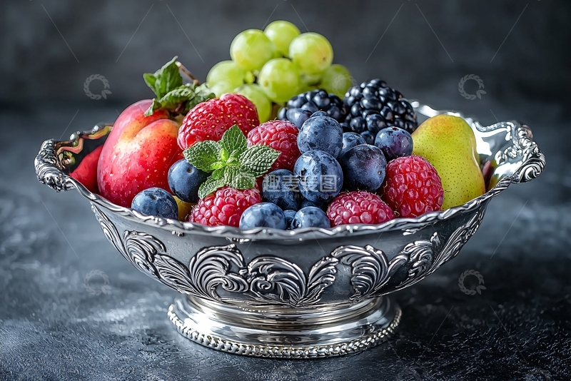 高清大图下载【趣麦麦图】水果碗鲜艳饱满