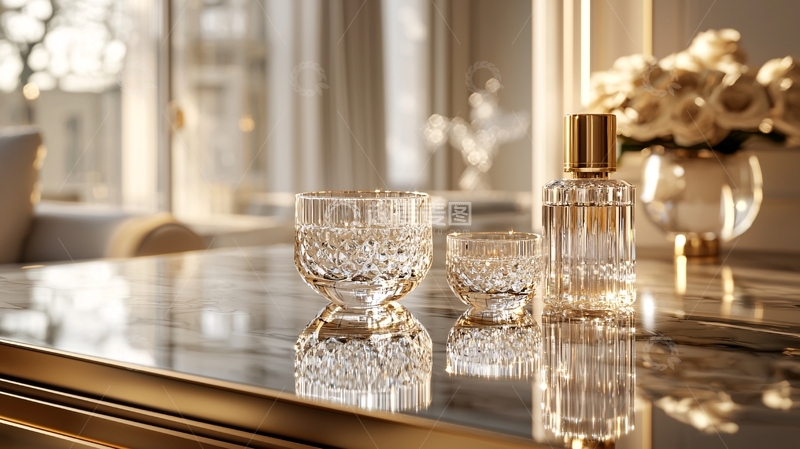 高清大图下载【趣麦麦图】-奢华水晶玻璃器皿