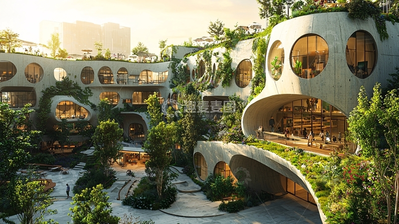 高清大图下载【趣麦麦图】绿色建筑17