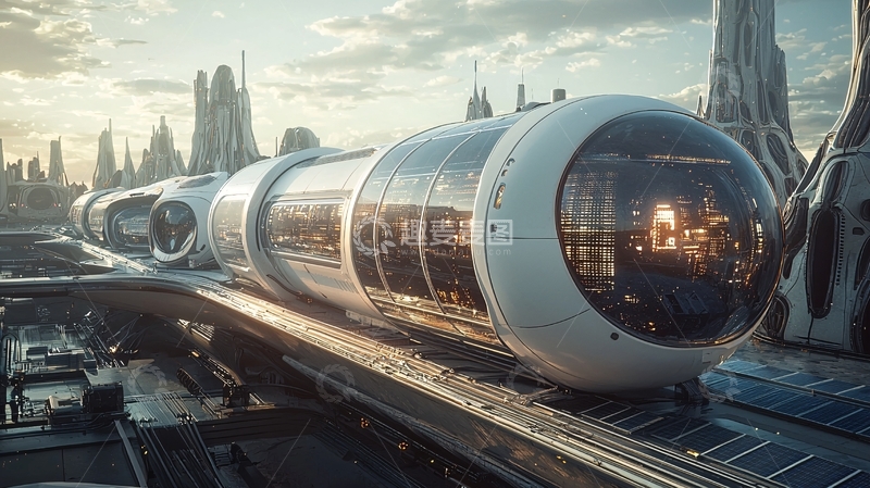 高清大图下载【趣麦麦图】未来城市交通