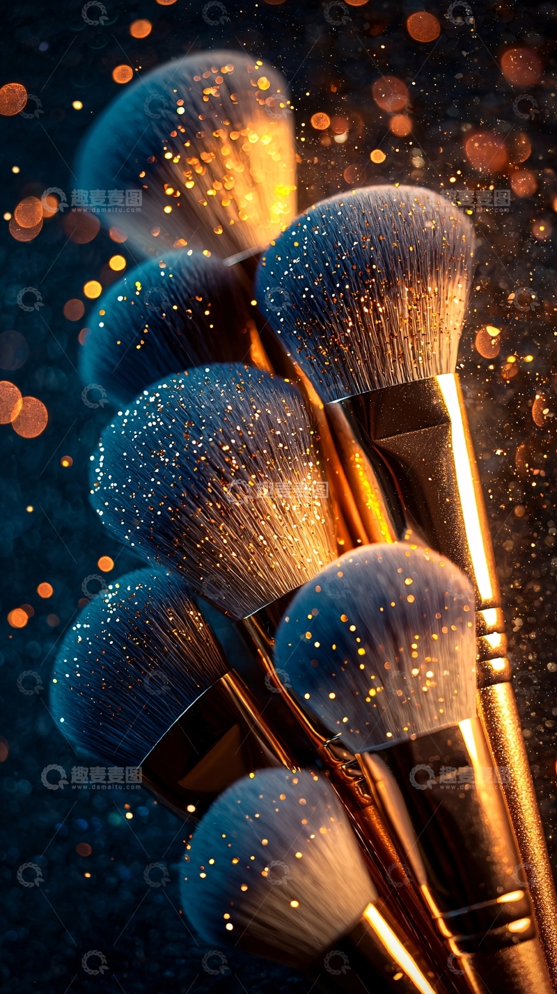 高清大图下载【趣麦麦图】闪亮化妆刷
