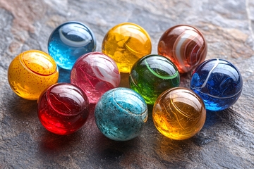 彩色玻璃弹珠