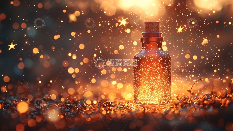 高清大图下载【趣麦麦图】魔法药剂闪耀光芒