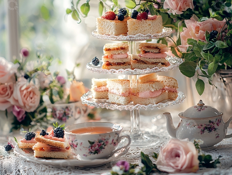 高清大图下载【趣麦麦图】下午茶点心
