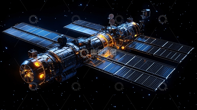 高清大图下载【趣麦麦图】宇宙空间站高清图