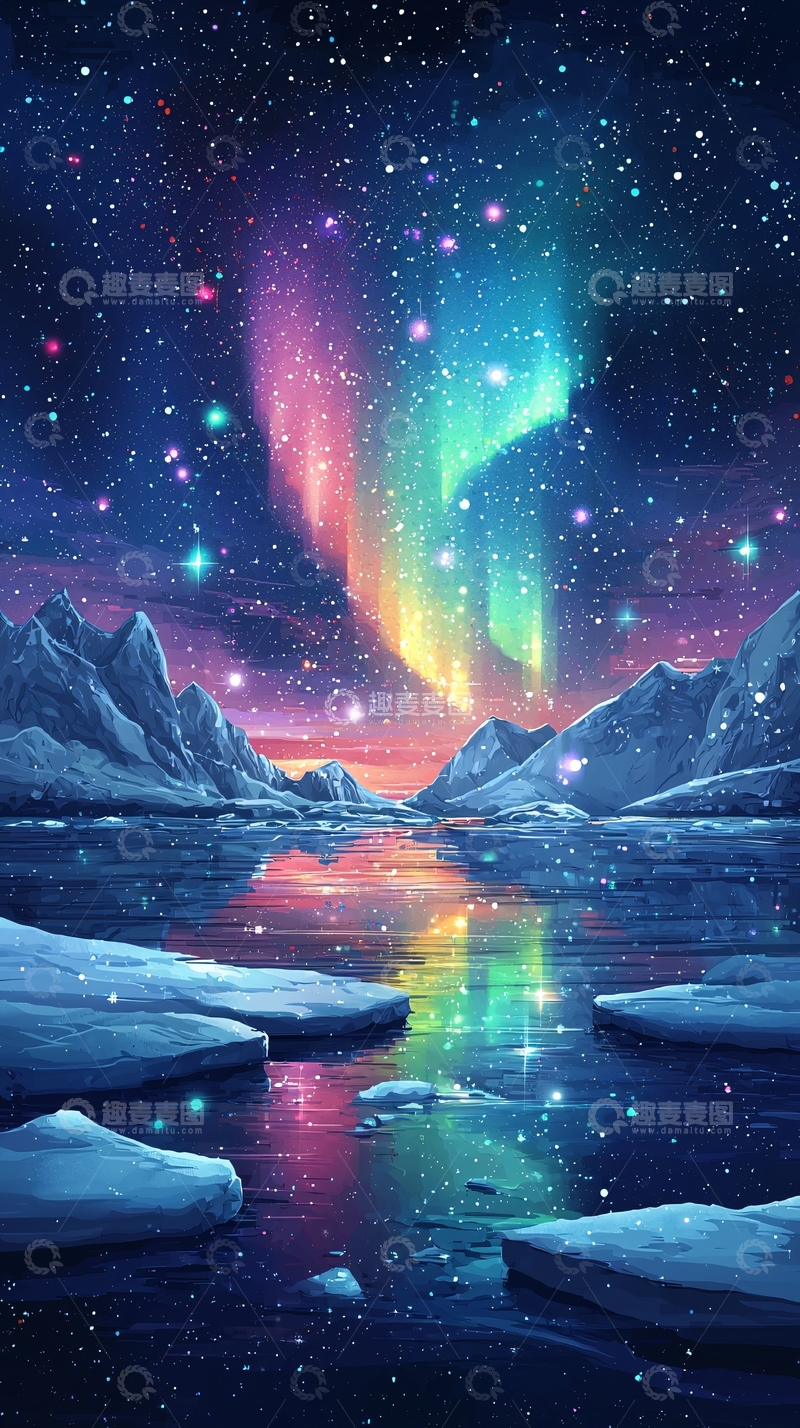 高清大图下载【趣麦麦图】极光