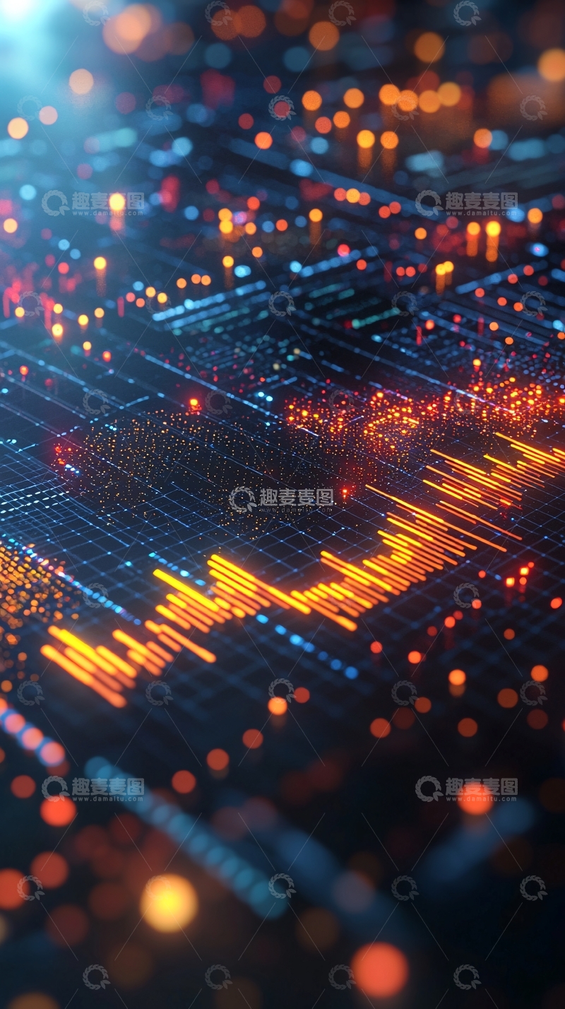 高清大图下载【趣麦麦图】抽象科技背景