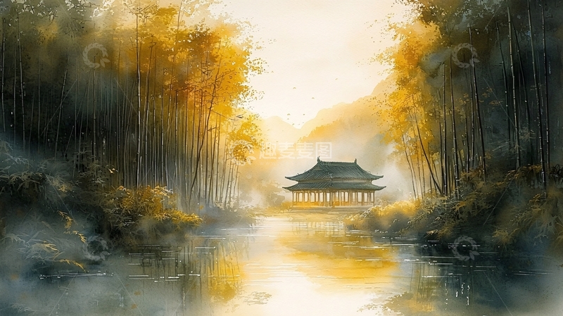 高清大图下载【趣麦麦图】水墨画