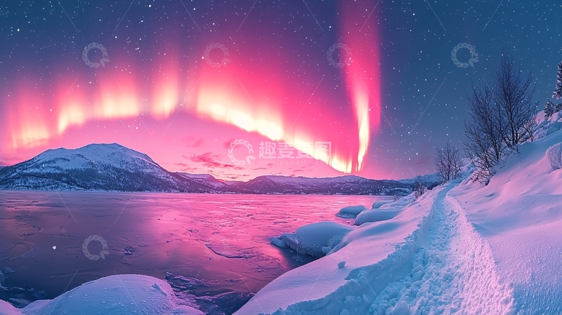 高清大图下载【趣麦麦图】极光