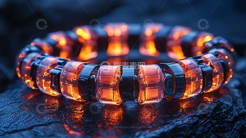 高清大图下载【趣麦麦图】光影质感手链