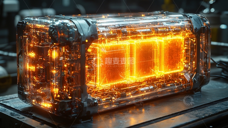 高清大图下载【趣麦麦图】透明能量方块