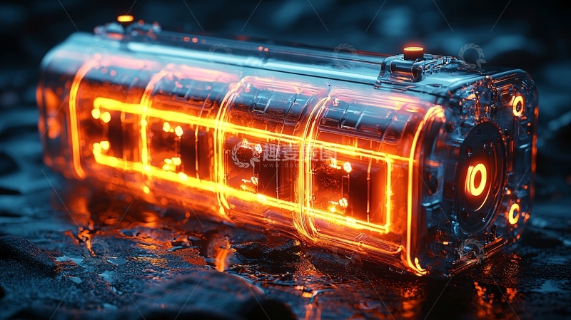 高清大图下载【趣麦麦图】未来科技感数字密码箱