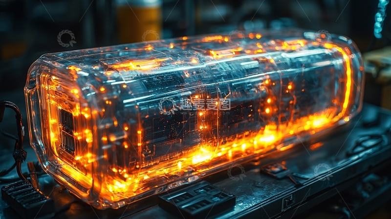 高清大图下载【趣麦麦图】透明能量容器