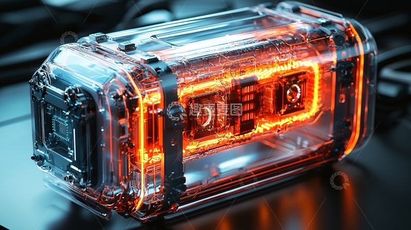 高清大图下载【趣麦麦图】透明外壳能量核心