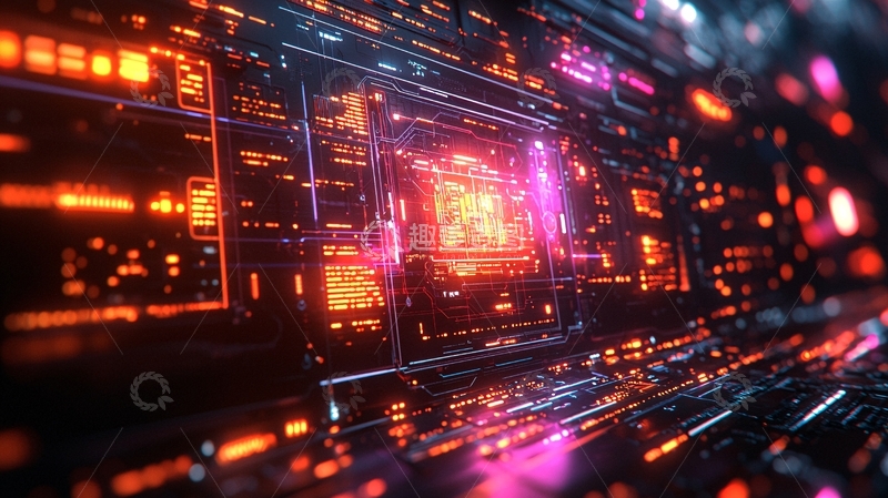 高清大图下载【趣麦麦图】未来科技感界面