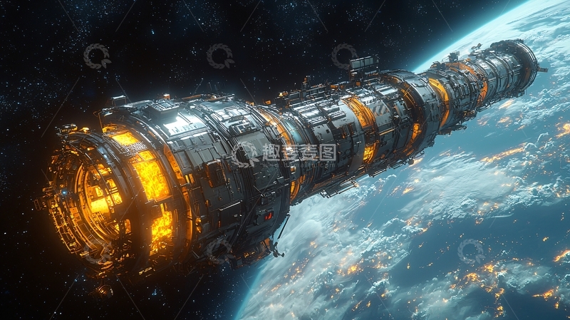 高清大图下载【趣麦麦图】宇宙飞船