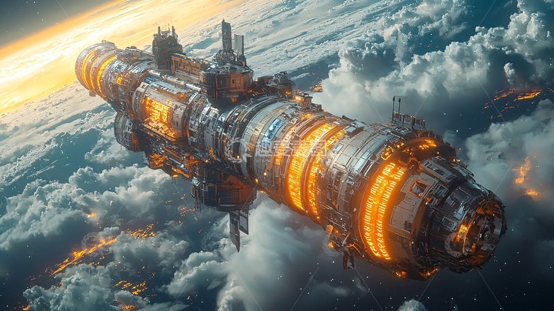 高清大图下载【趣麦麦图】宇宙飞船