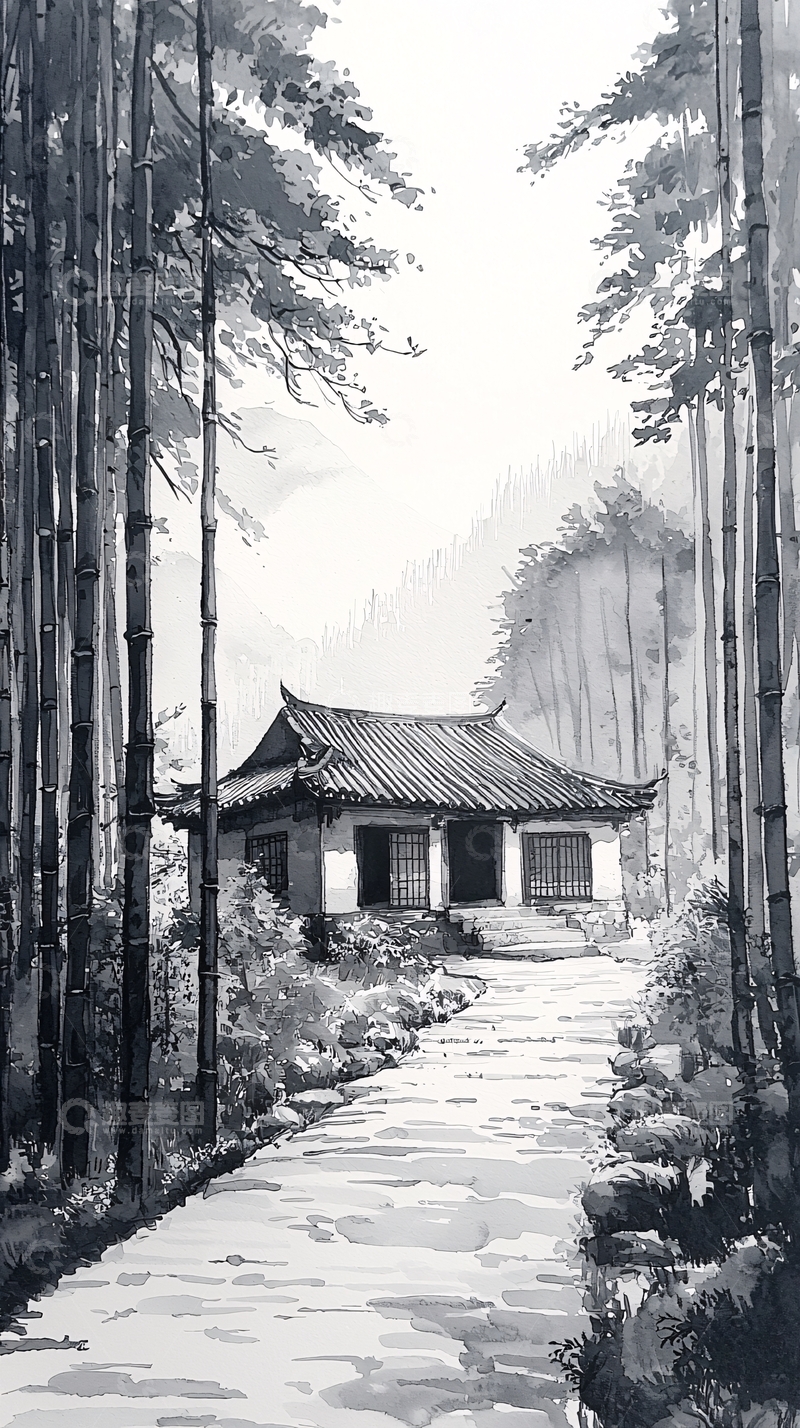 高清大图下载【趣麦麦图】水墨画