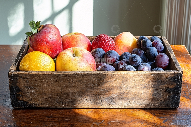 高清大图下载【趣麦麦图】水果篮静物