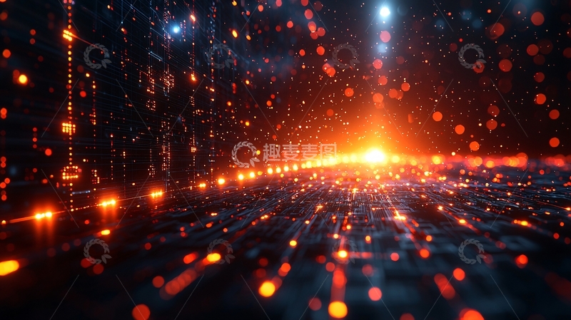 高清大图下载【趣麦麦图】光线粒子流