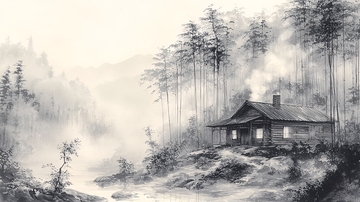 水墨画