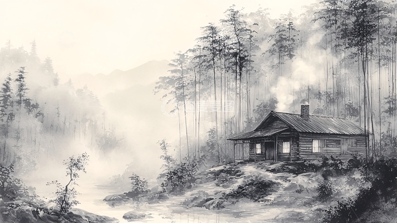 高清大图下载【趣麦麦图】水墨画