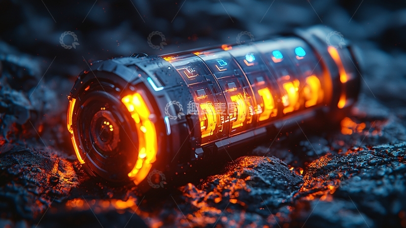 高清大图下载【趣麦麦图】科技感十足的能量容器