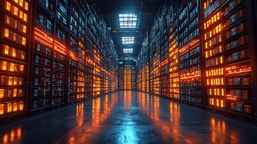 未来科技感长廊