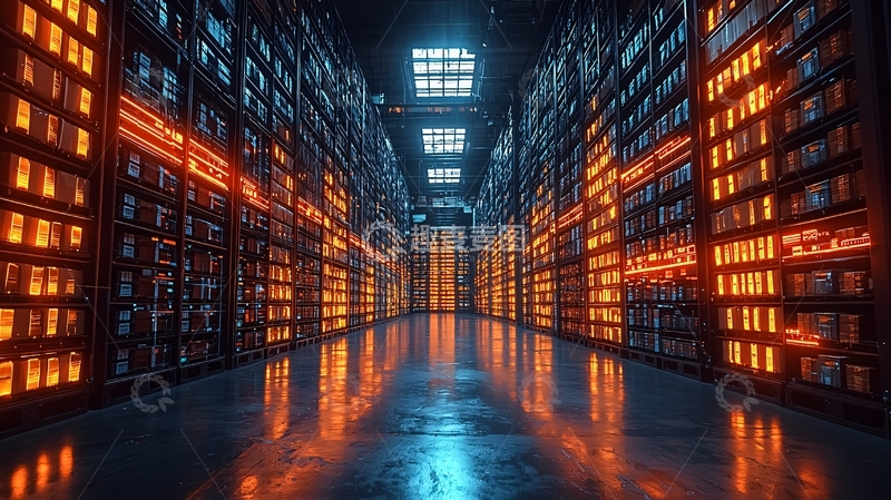 高清大图下载【趣麦麦图】未来科技感长廊