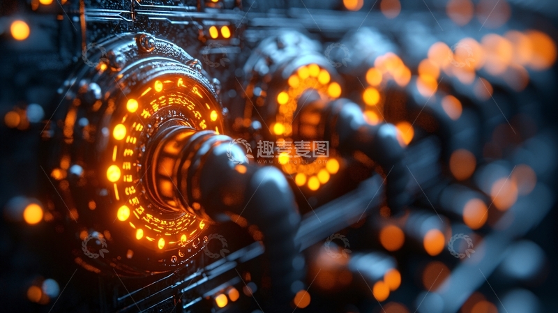 高清大图下载【趣麦麦图】未来科技感机械装置