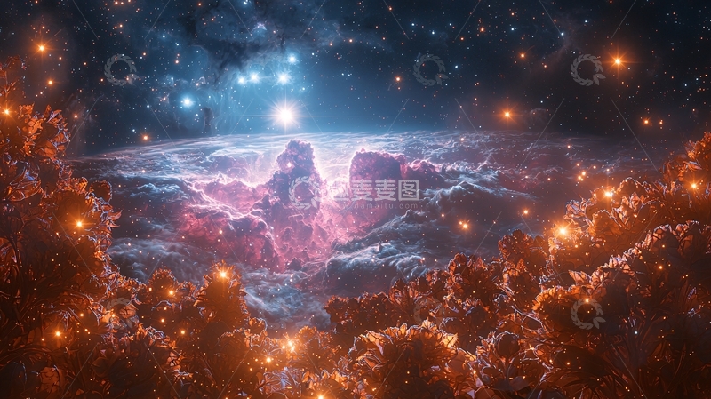 高清大图下载【趣麦麦图】宇宙星云高清图片