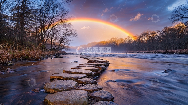 高清大图下载【趣麦麦图】彩虹