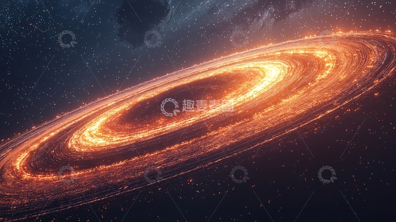 高清大图下载【趣麦麦图】宇宙火焰环
