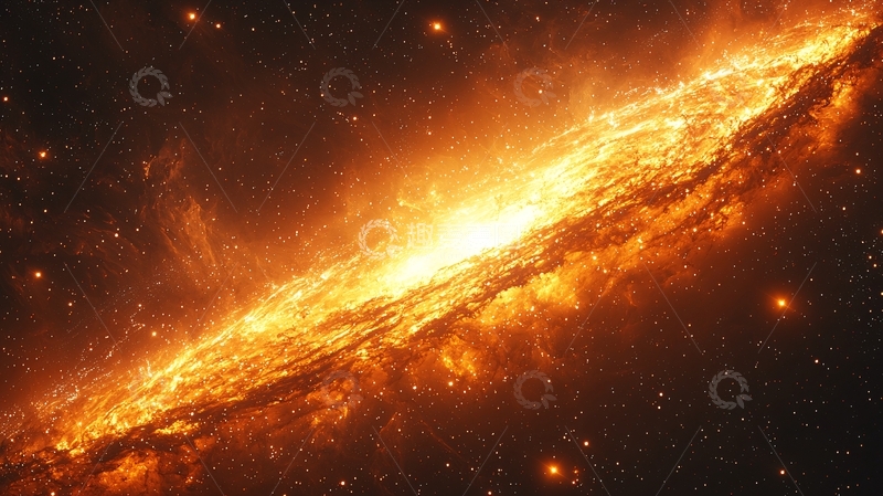 高清大图下载【趣麦麦图】燃烧的宇宙星云