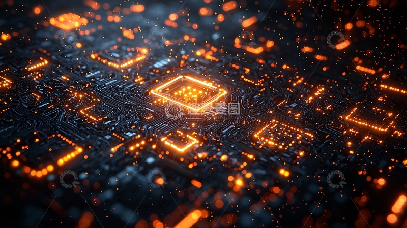 高清大图下载【趣麦麦图】抽象电路板