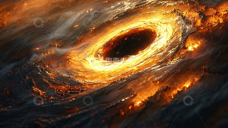 高清大图下载【趣麦麦图】火焰漩涡宇宙奇观