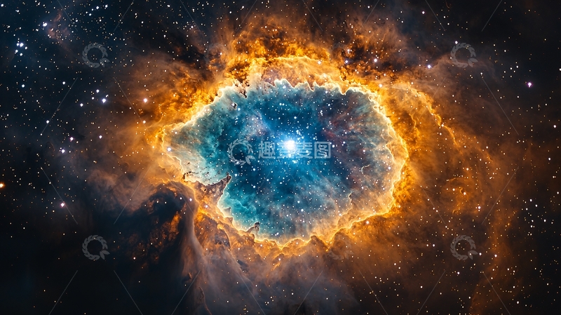 高清大图下载【趣麦麦图】燃烧的宇宙星云