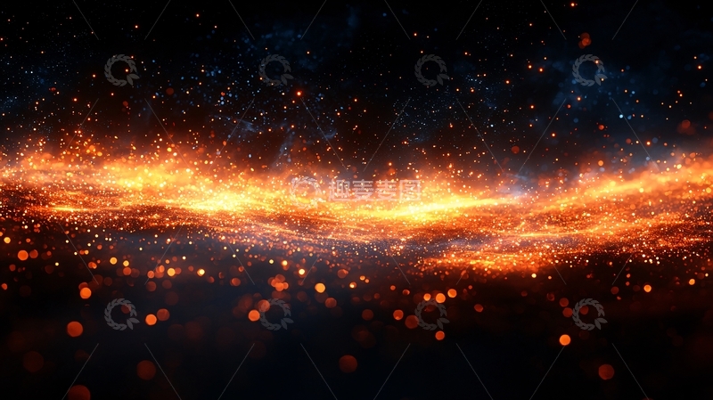 高清大图下载【趣麦麦图】宇宙星云火焰