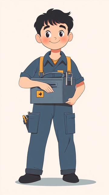 卡通维修工