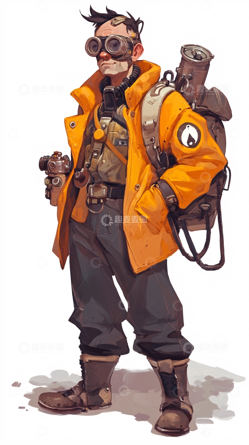 高清大图下载【趣麦麦图】蒸汽朋克风格人物