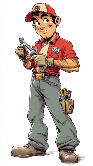 卡通维修工