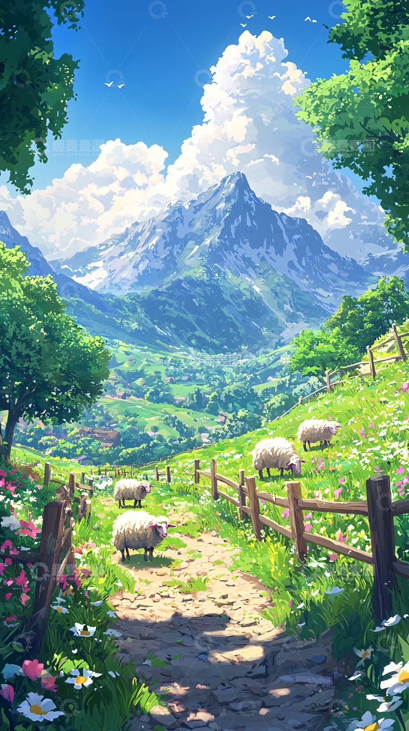 高清大图下载【趣麦麦图】田园风光221