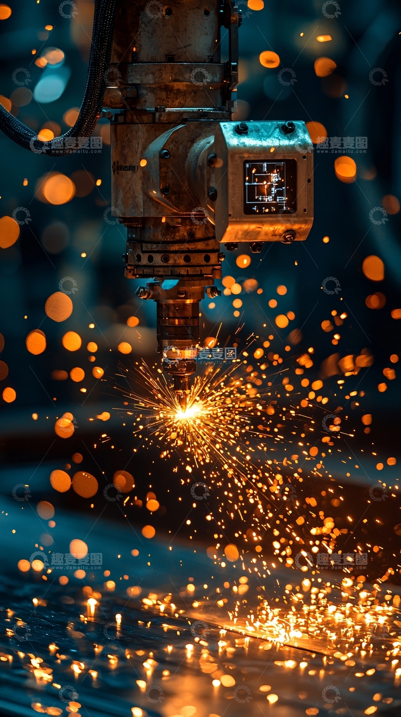 高清大图下载【趣麦麦图】工业激光切割机