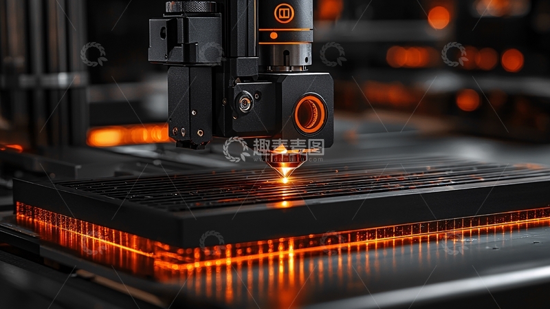 高清大图下载【趣麦麦图】3D打印机工作过程